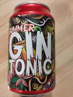 Summer gin tonic
