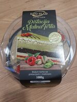Pistacija malina torta