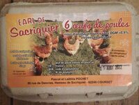 6 œufs de poule