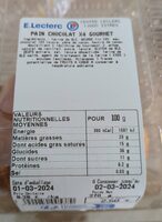 Pain chocolat gourmet