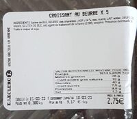 Croissant au beurre
