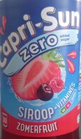 Zomerfruit siroop zero
