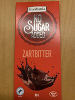 Zartbitter no sugar added