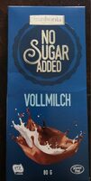 No sugar added Vollmilch
