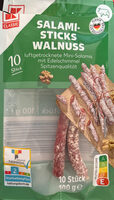Salami-Sticks Walnuss