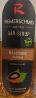 Bar-Sirup Haselnuss