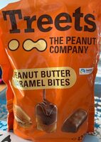 Treets peanut butter caramel bites