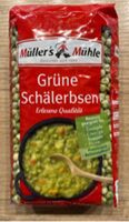 Grüne Schälerbsen