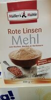 Rote Linsen Mehl