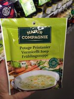 Potage Printanier Vermicelli Soep Frühlingssuppe