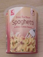 Spaghetti in Käse-Sahne-Sauce