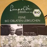 Feine Bio Oblaten-Lebkuchen
