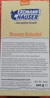 Sesam Grissini aus Weizen