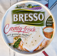 Bresso Cremig-frisch mit grünem Pfeffer