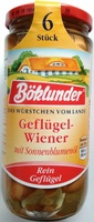Geflügel-Wiener mit Sonnenblumenöl