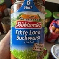 Echte Land-Bockwurst