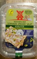 Vegetarischer Schinken Spicker Salat Kräuter