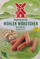Vegetarisches Würstchen wie Wiener