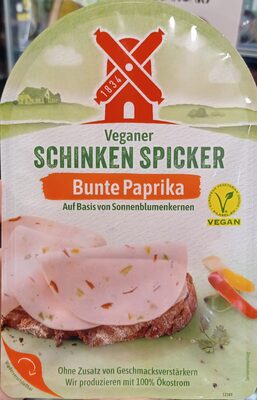 Veganer Schinken Spicker Bunte Paprika