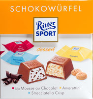 Ritter Sport Schokowürfel dessert