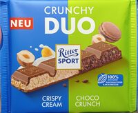 Crunchy Duo Crispy Cream Choco Crunch Großtafel