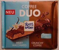 Coffee duo milky macchiato crunchy coffee