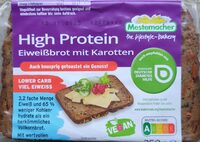 Eiweißbrot mit Karotten