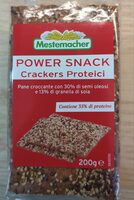 Power snack crackers proteici