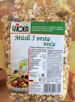 Müsli 5 vrsta voća