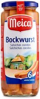Salchichas cocidas bockwurst