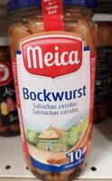 Salchichas cocidas Bockwurst