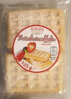 Frischeiwaffeln mit Dekorpuder