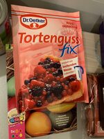 Roter Tortenguss fix gezuckert