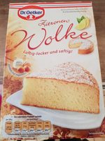 Backmischung Zitronen Wolke