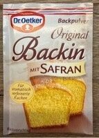 Dr. Oetker Backin mit Safran