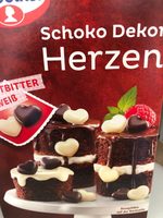 Schoko Dekor Herzen