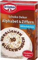 Posypka Alphabet&ziffern 58G Dr.oetker