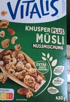 Vitalis Knusper Müsli PLUS Nussmischung