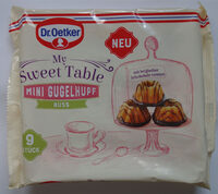My Sweet Table Mini Gugelhupf Nuss