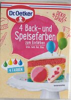 4 Back- und Speisefarben