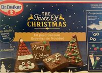 The taste of christimas, kit para decorar brownies