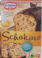 Backmischung Schokino mit Glasur