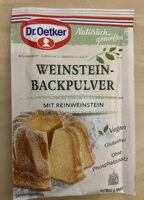 Weinsteinbackpulver