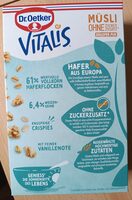 Vitalis Knuspermüsli zuckerfrei
