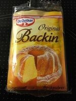 Backpulver - Backin