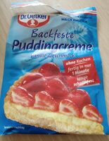 Puddingcreme backfeste