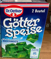 EDEKA Dr. Oetker Götterspeise Waldmeister 23.4g 1,29€ 1kg 51,19€
