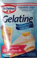 Gelatine Dr. Oetker Gelatine Weiß Gemahlen