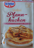 Süße Mahlzeit Pfannkuchen nach klassischer Art