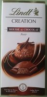 Création - Mousse au chocolat noir